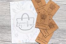 Zestaw designerskich etykiet 'Bloom & Flower' by Unikati - Nr artykułu 9131