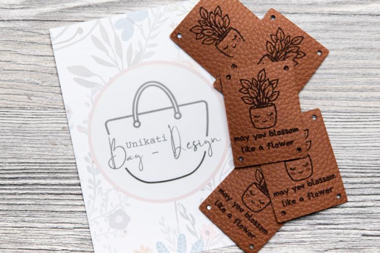 Zestaw designerskich etykiet 'Bloom & Flower' by Unikati - Nr artykułu 9131