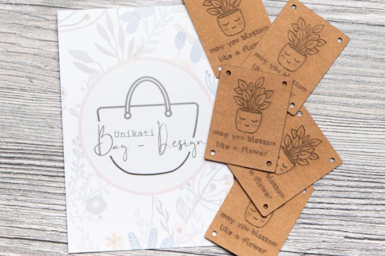 Zestaw designerskich etykiet 'Bloom & Flower' by Unikati - Nr artykułu 9131